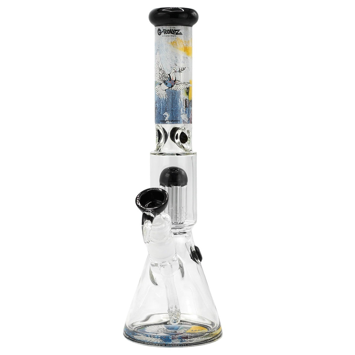 G-Rollz | Water Pipe - Banksy Bulletproof Dove Design