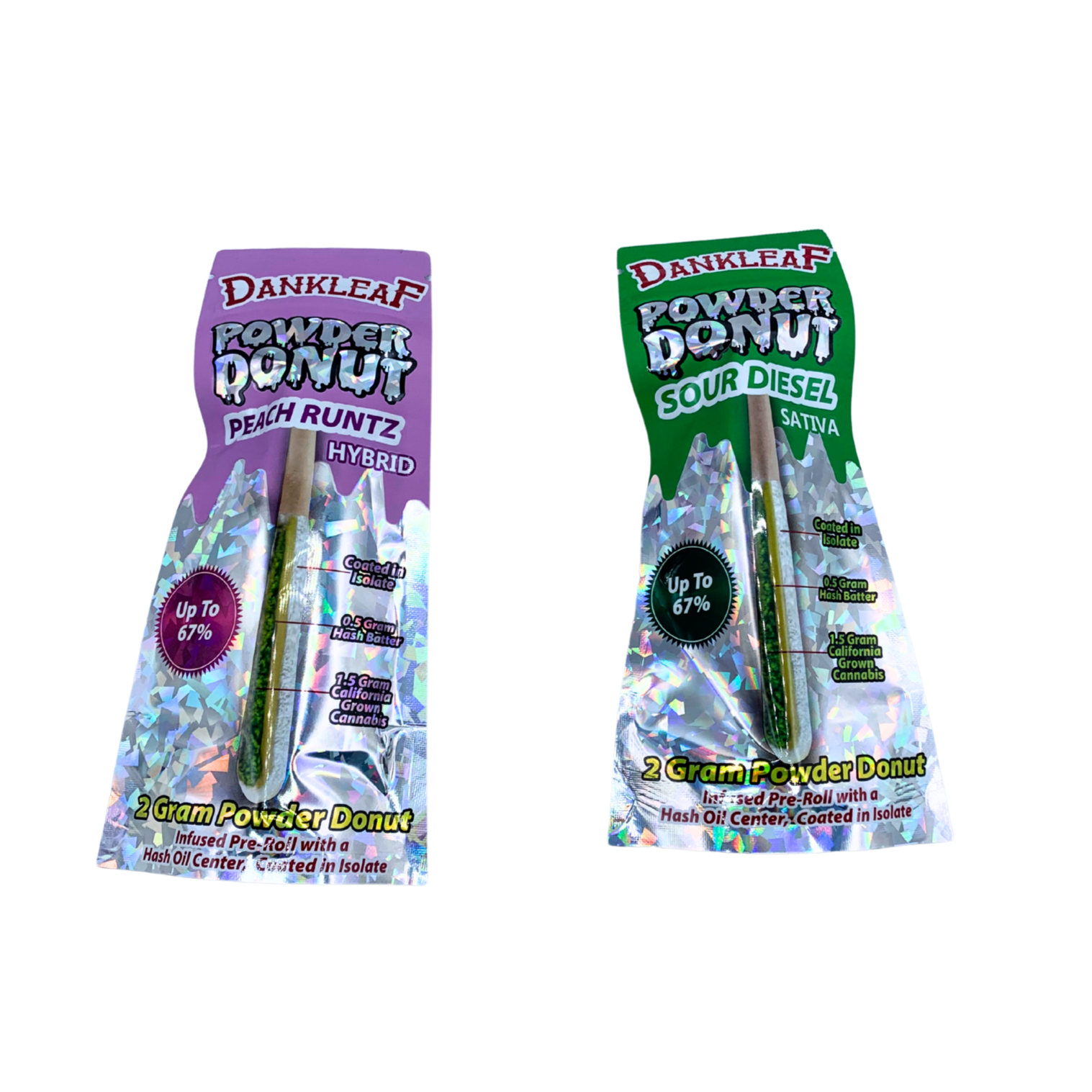 Dankleaf Powder Donut 2gm Infused Pre Roll