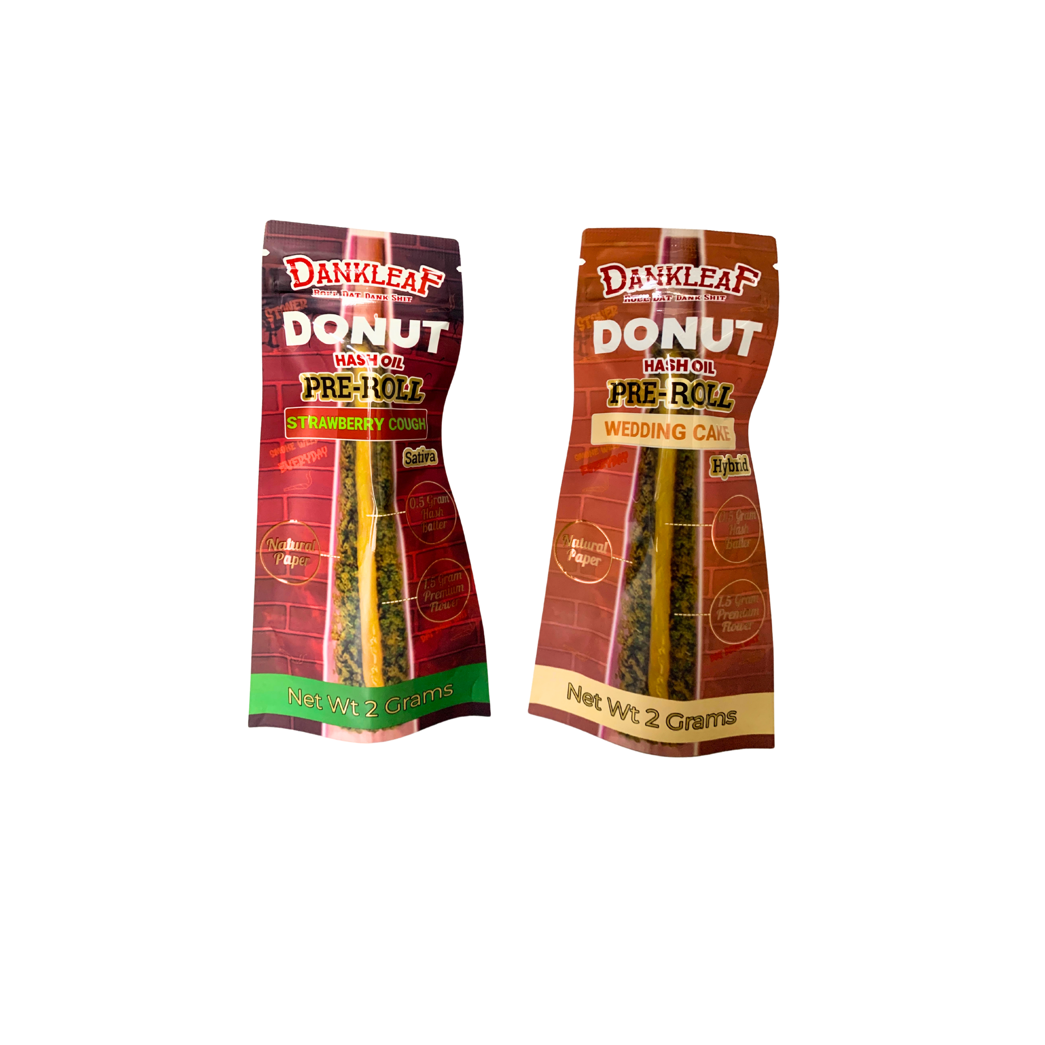 Dankleaf Donut Hash Oil 2gm Pre Roll
