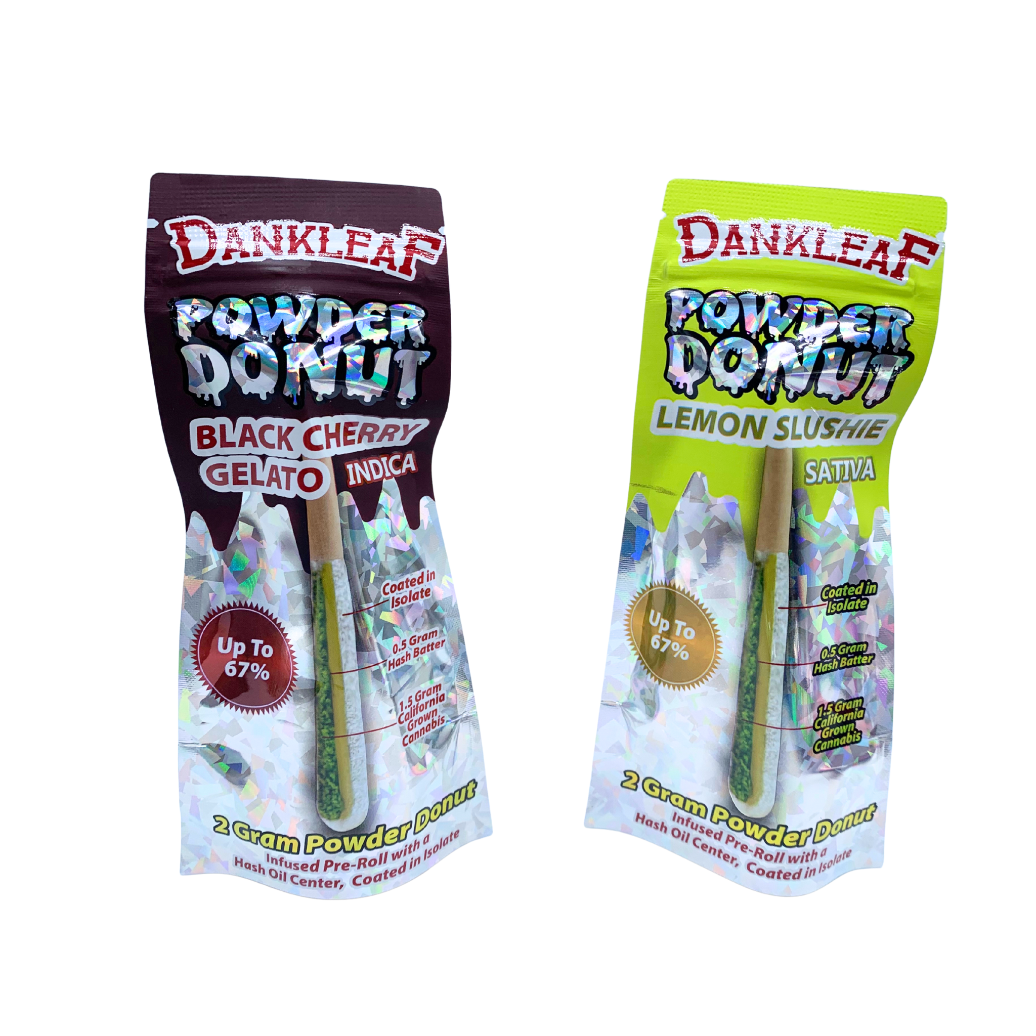 Dankleaf Powder Donut 2gm Infused Pre Roll