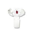Kandy 14mm Glass Bowl Male Diamond Shape - Clear