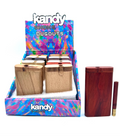Kandy Dugout 4" Plain Wood W/Kandy Engraved