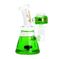 Kandy Glass Glycerin Water Pipe Bong - Freezable Bowl, Thick Glass, 6.3 Inch