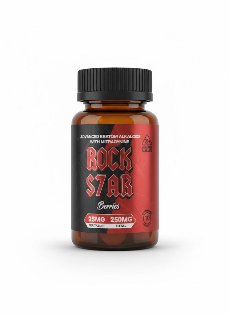 Rock Star Kratom Tablets 250mg 10ct