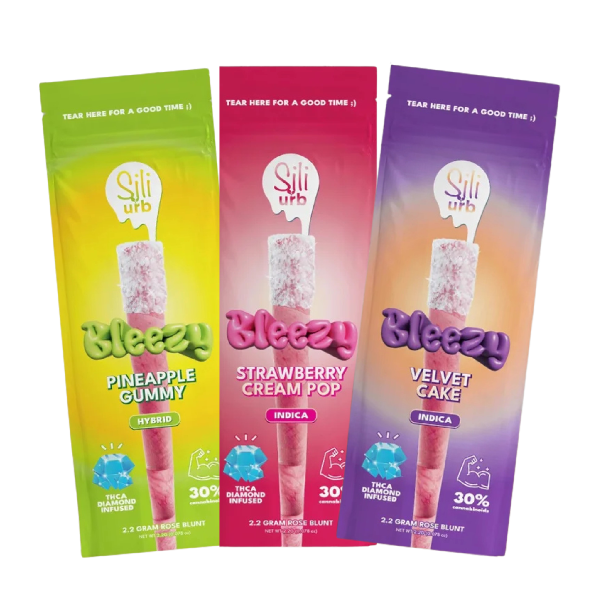 URB x Sili THCA Liquid Diamond Snow Capped Preroll | 2.2g