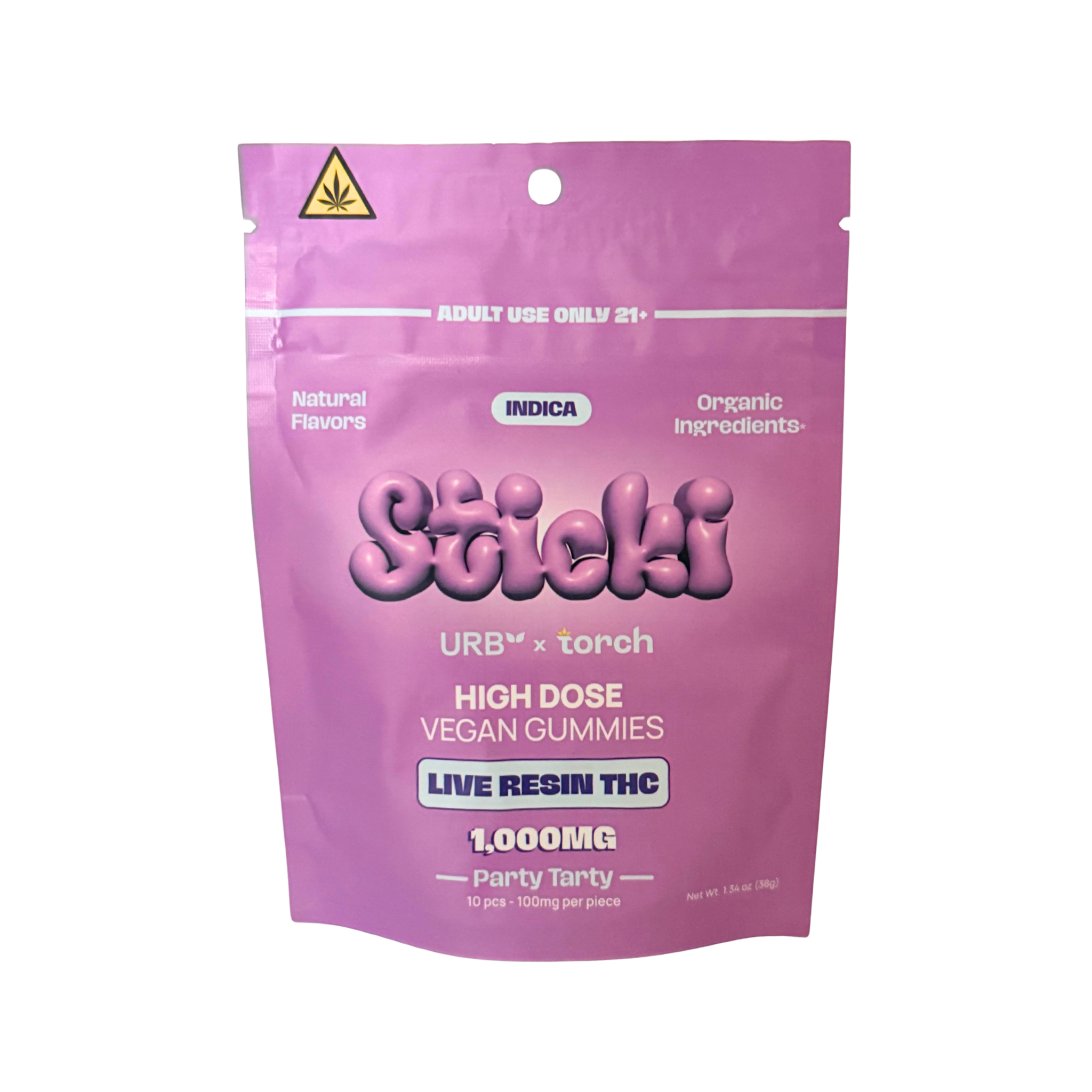 URB x TORCH Sticki Live Resin THC 1000MG Gummies