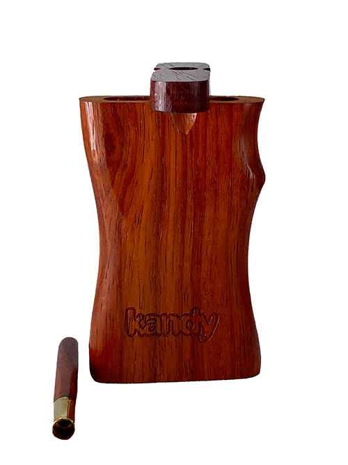 Kandy Smoke Dugout Wooden 4" W/One Hitter