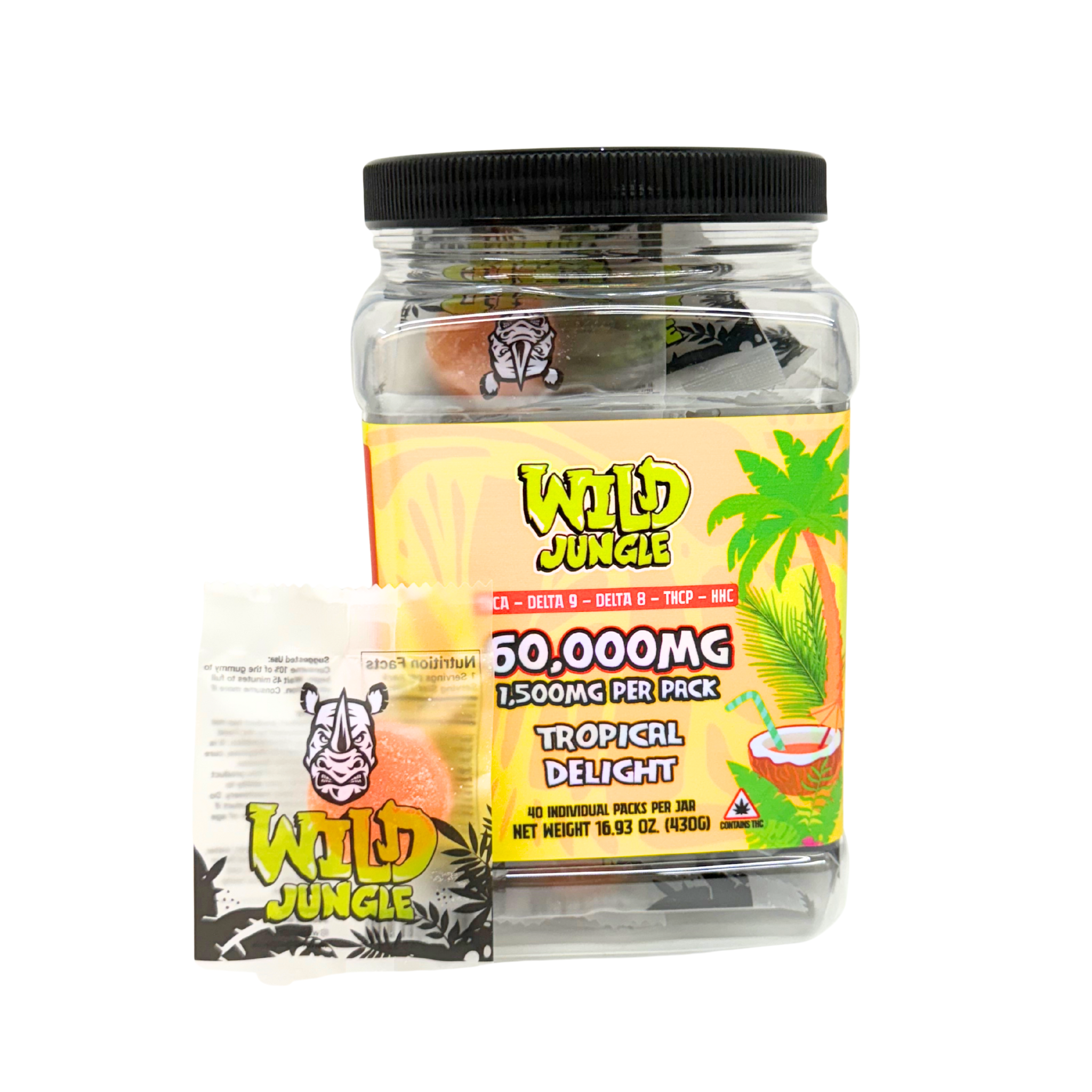 Wild Jungle THCA Gummies 1500mg